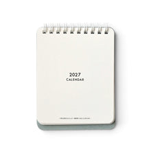 画像をギャラリービューアに読み込む, 2027 DESK CALENDAR ブルー