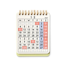 画像をギャラリービューアに読み込む, 2027 DESK CALENDAR グリーン