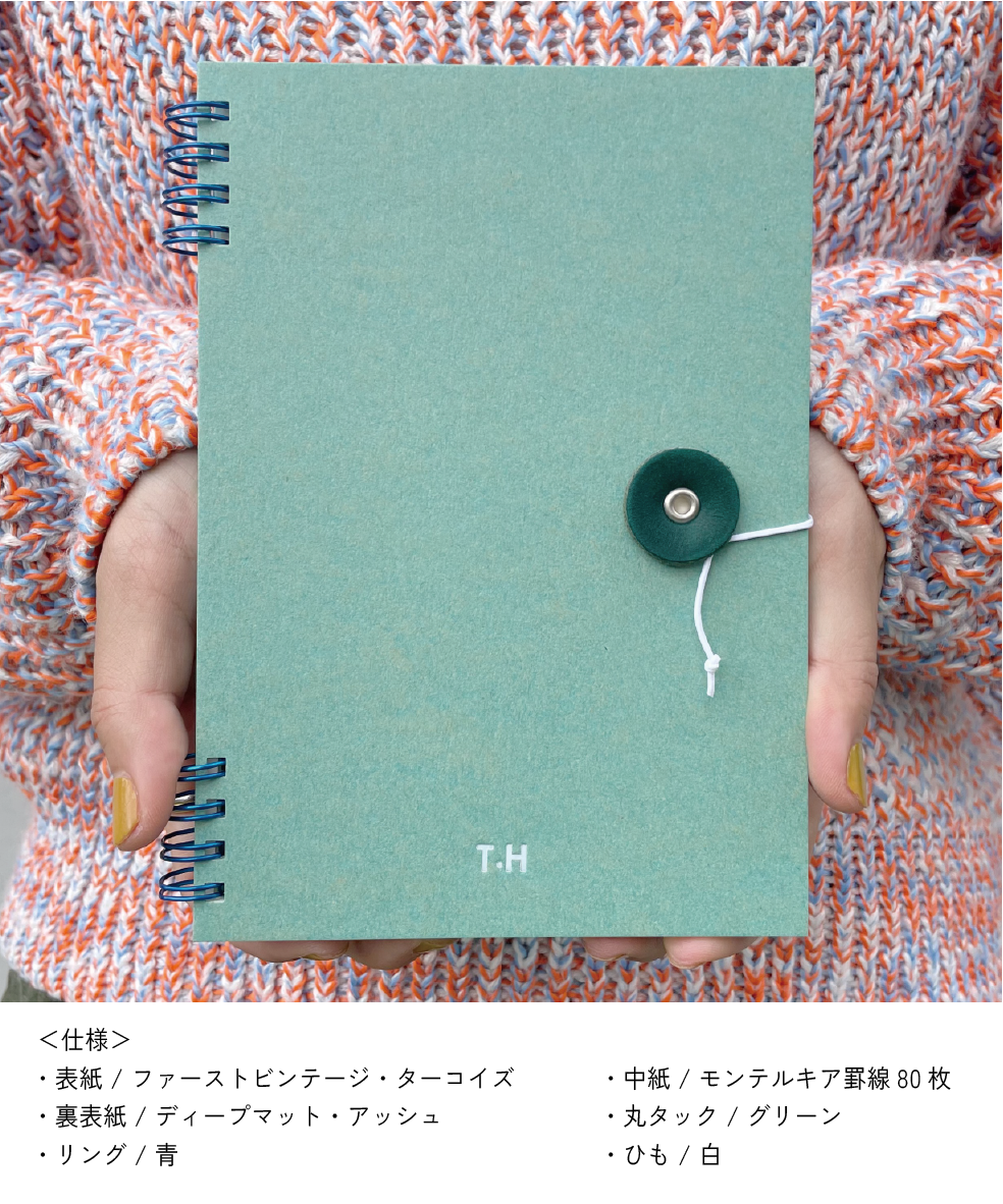 イニシャルノート/ターコイズ3冊セット – HININE NOTE ONLINE STORE