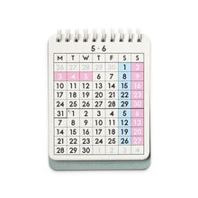 画像をギャラリービューアに読み込む, 2027 DESK CALENDAR ブルー