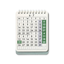 画像をギャラリービューアに読み込む, 2027 DESK CALENDAR ブルー