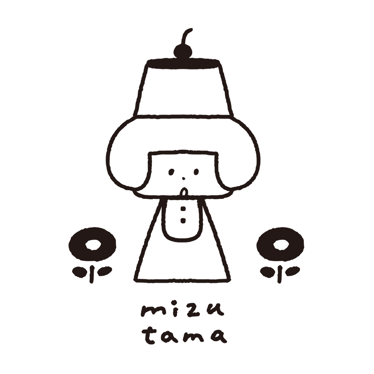mizutamaさん イラスト箔押し – HININE NOTE ONLINE STORE