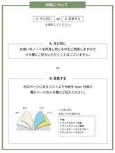 画像をギャラリービューアに読み込む, B6ノート 中紙交換