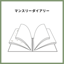 画像をギャラリービューアに読み込む, マンスリーダイアリー+メモ3pacへ中紙交換