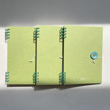 画像をギャラリービューアに読み込む, イニシャルノート/アップルグリーン3冊セット