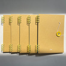 画像をギャラリービューアに読み込む, イニシャルノート/イエローオーカー5冊セット