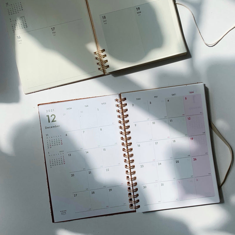 12月始まりダイアリー販売開始です