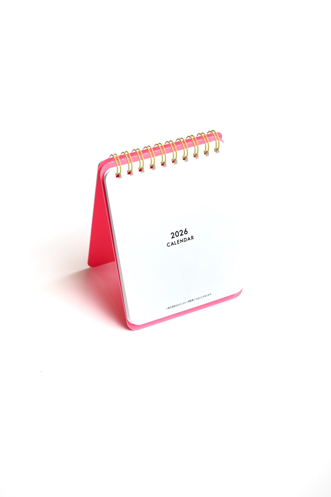 2026 DESK CALENDAR ネオンピンク – HININE NOTE ONLINE STORE