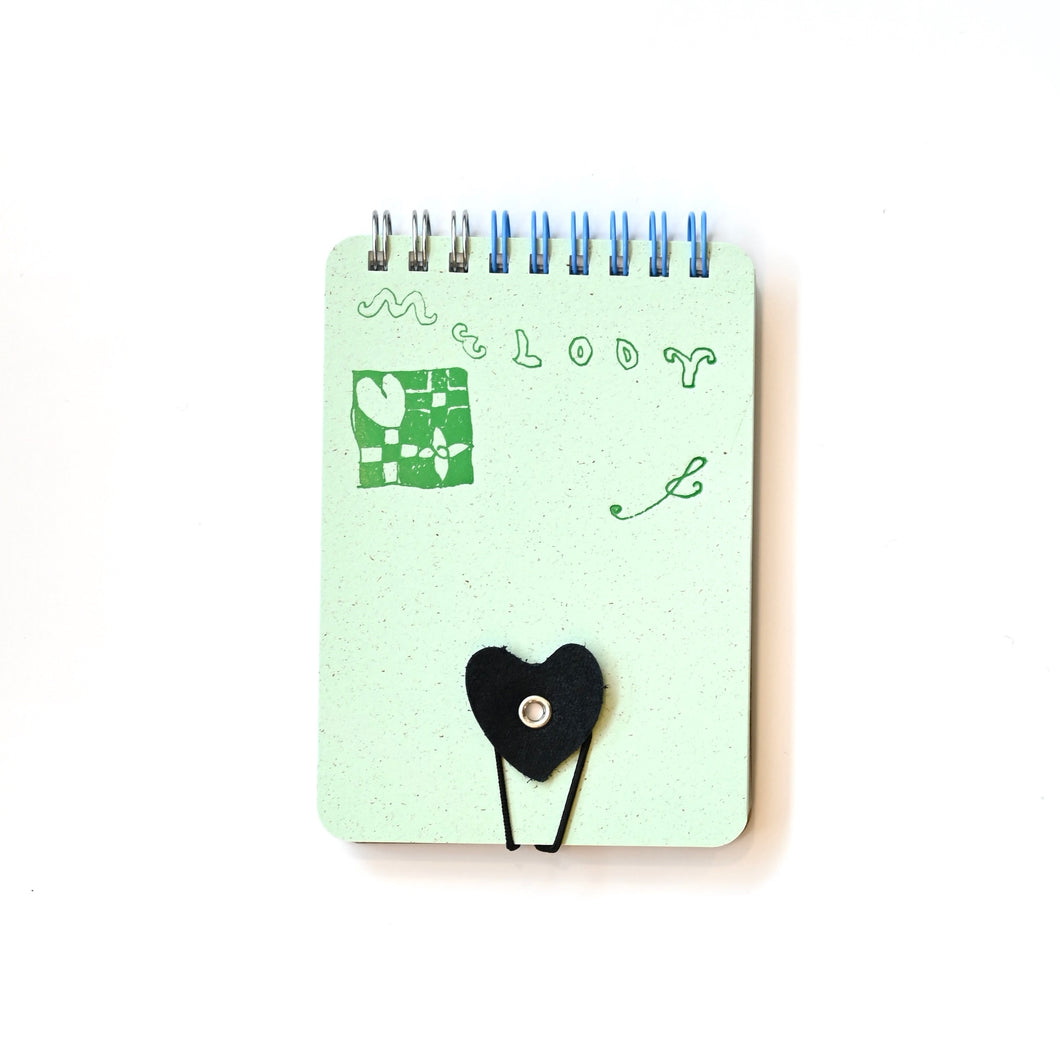 opnner イラスト箔入り mini note melody.