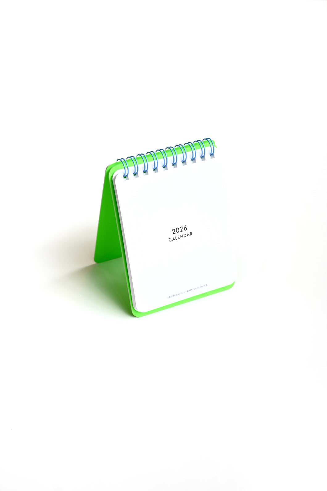 2026 DESK CALENDAR ネオングリーン