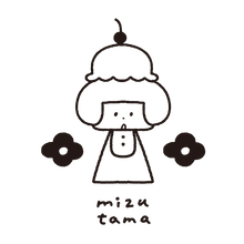 画像をギャラリービューアに読み込む, 2025mizutamaイラスト箔押し
